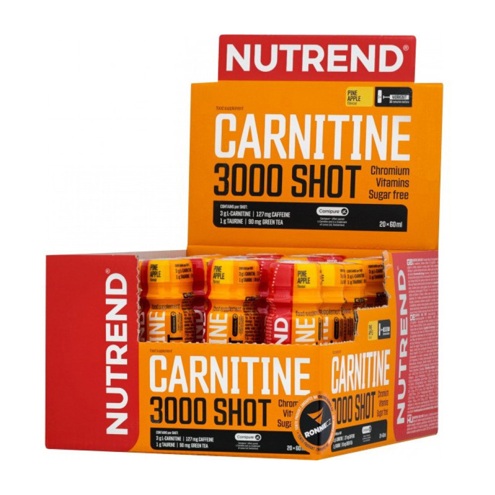 Carnitine 3000 Shot (20*60 ml, orange) Carnitine 3000 Shot (20*60 ml, orange)