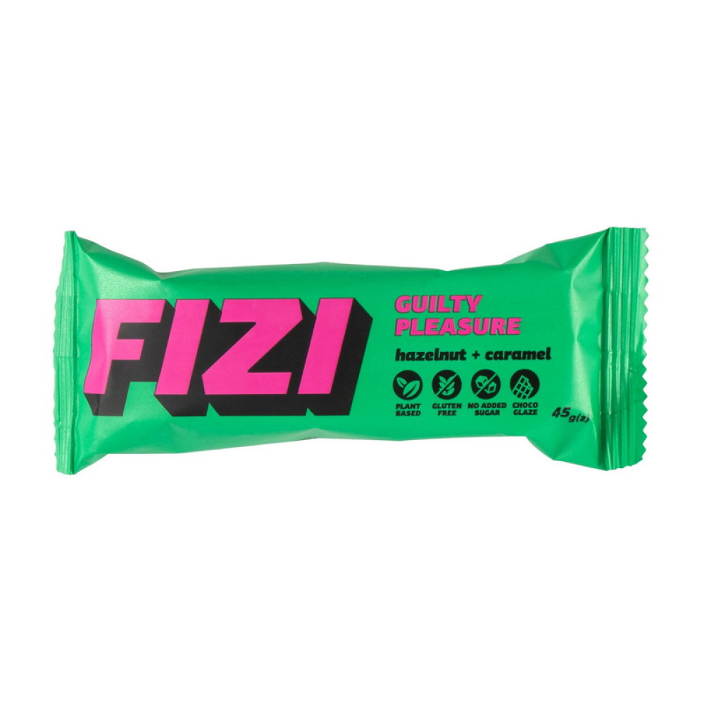 Fizi Guilty Pleasure Bar (45 g, hazelnut + caramel) Fizi Guilty Pleasure Bar (45 g, hazelnut + caramel)