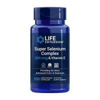 Life Extension Super Selenium Complex 200 mcg & Vitamin E (100 veg caps)