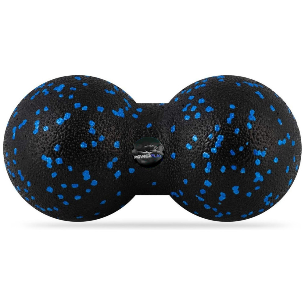 Масажний м'яч подвійний PowerPlay PP-4352 Epp foam peanut ball (d8*16cm.) Чорно/Синій Масажний м'яч подвійний PowerPlay PP-4352 Epp foam peanut ball (d8*16cm.) Чорно/Синій
