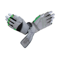 Рукавички для фітнесу MadMax MFG-860 Wild Grey/Green XL