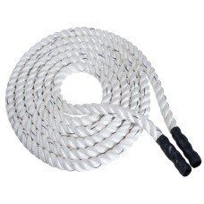 Канат тренировочный для кроссфита 12м Battle Rope White WCG 50х12
