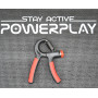 Еспандер кистьовий PowerPlay PP-4323 з регульованим навантаженням 10-40 кг. Strength Grip Чорно-червоний