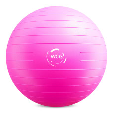 Мяч для фитнеса (фитбол) WCG 75 Anti-Burst 300кг Розовый