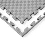 Мат татами ласточкин хвост WCG EVA 100x100x2 см Мат-пазл Серо-черный