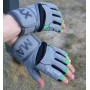 Рукавички для фітнесу MadMax MFG-860 Wild Grey/Green XL