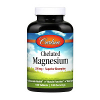 Chelated Magnesium 200 mg (180 tabs)