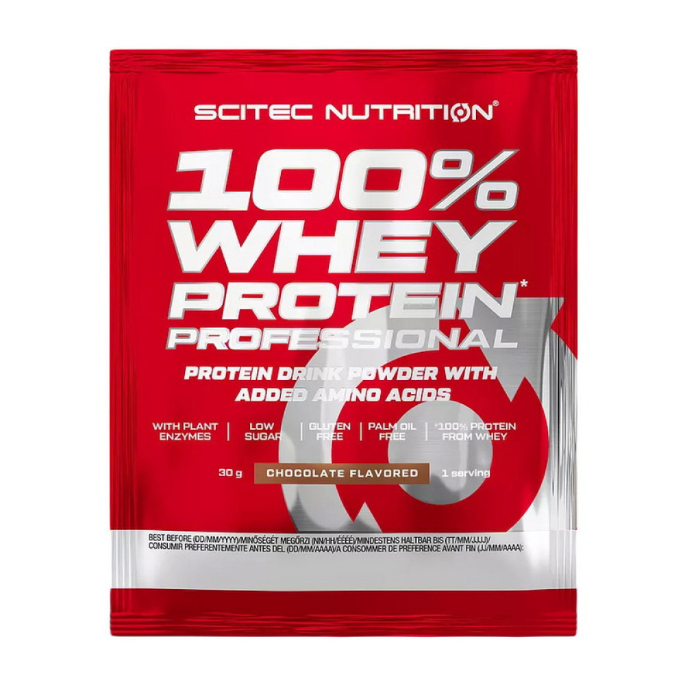 Scitec Nutrition 100% Whey Protein Professional (30 g, chocolate) Scitec Nutrition 100% Whey Protein Professional (30 g, chocolate)