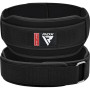 Пояс для важкої атлетики RDX RX5 Double Belt неопреновий Black M