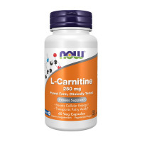 NOW L-Carnitine 250 mg purest form (60 caps)