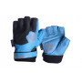 Перчатки для фитнеса PowerPlay 1733 женские Черно-Голубые M