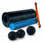 Масажний набір PowerPlay PP_4015 EPP Foam Roller Set 4in1 (2-ва роли + 2-ва м'ячі) Чорно-синій Масажний набір PowerPlay PP_4015 EPP Foam Roller Set 4in1 (2-ва роли + 2-ва м'ячі) Чорно-синій