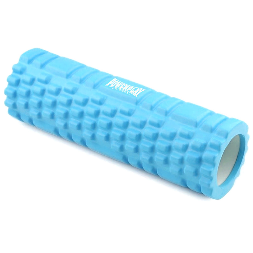 Масажний ролик (роллер) PowerPlay 4342 Massage Roller Синій (30x10см.) Масажний ролик (роллер) PowerPlay 4342 Massage Roller Синій (30x10см.)