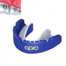 Капа OPRO Gold Braces Prl Blue