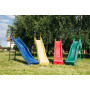 Детская горка 3м с металлической лестницей высота 1,5 м (разные цвета)