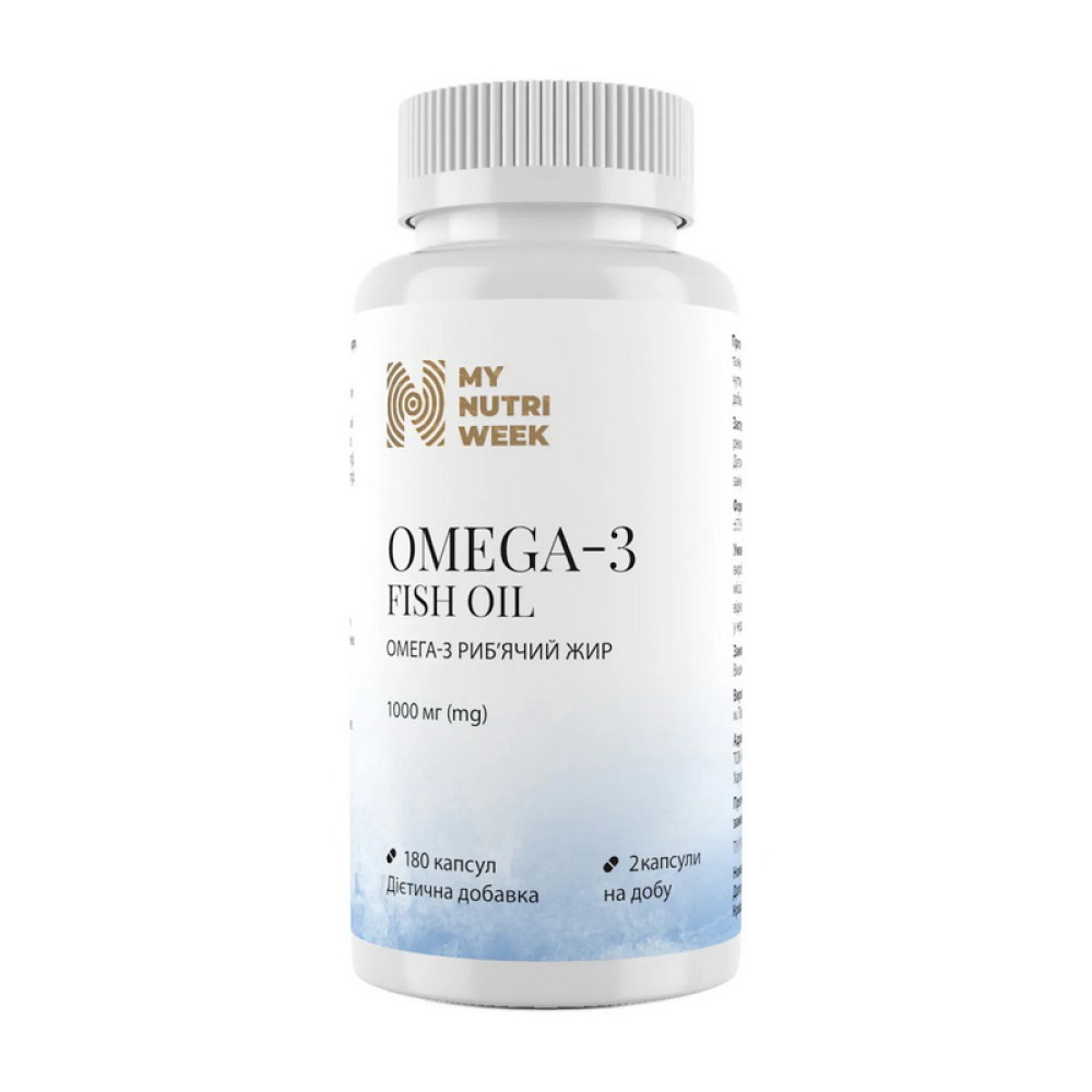 Omega-3 Fish Oil 1000 mg (180 caps) Omega-3 Fish Oil 1000 mg (180 caps)