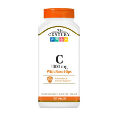 Vitamin C 1000 mg with rose hips (110 tab)