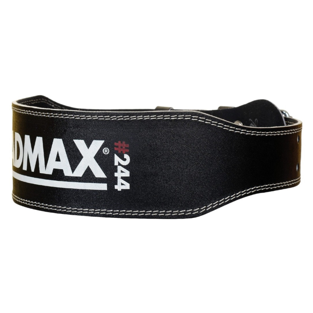 Пояс для важкої атлетики MadMax MFB-244 Sandwich шкіряний Black XL Пояс для важкої атлетики MadMax MFB-244 Sandwich шкіряний Black XL