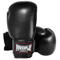 Боксерські рукавиці PowerPlay 3004 Classic Чорні 8 унцій