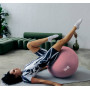 Мяч для фитнеса (фитбол) WCG 55 Anti-Burst 250кг Pale Pink + насос