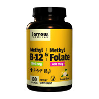 Methyl B12 &amp; Methyl Folate plus P-5-P B6 (100 lozenges, lemon)