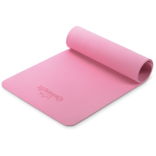 Коврик (мат) для фитнеса и йоги Queenfit ТРЕ 0,5 см розовый