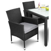 Крісло 2шт VERONA - Black/Grey