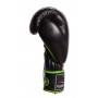 Боксерские Перчатки PowerPlay 3018 Черно-Зеленые 10 Унций
