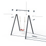 Каркас для детских качелей WCG 1 Play Frame + качели пластиковые Blow