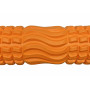 Массажный ролик EasyFit Wavyspines 33 см Оранжевый