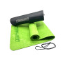 Коврик для йоги и фитнеса EasyFit PER Premium Mat 8 мм + Чехол салатовый