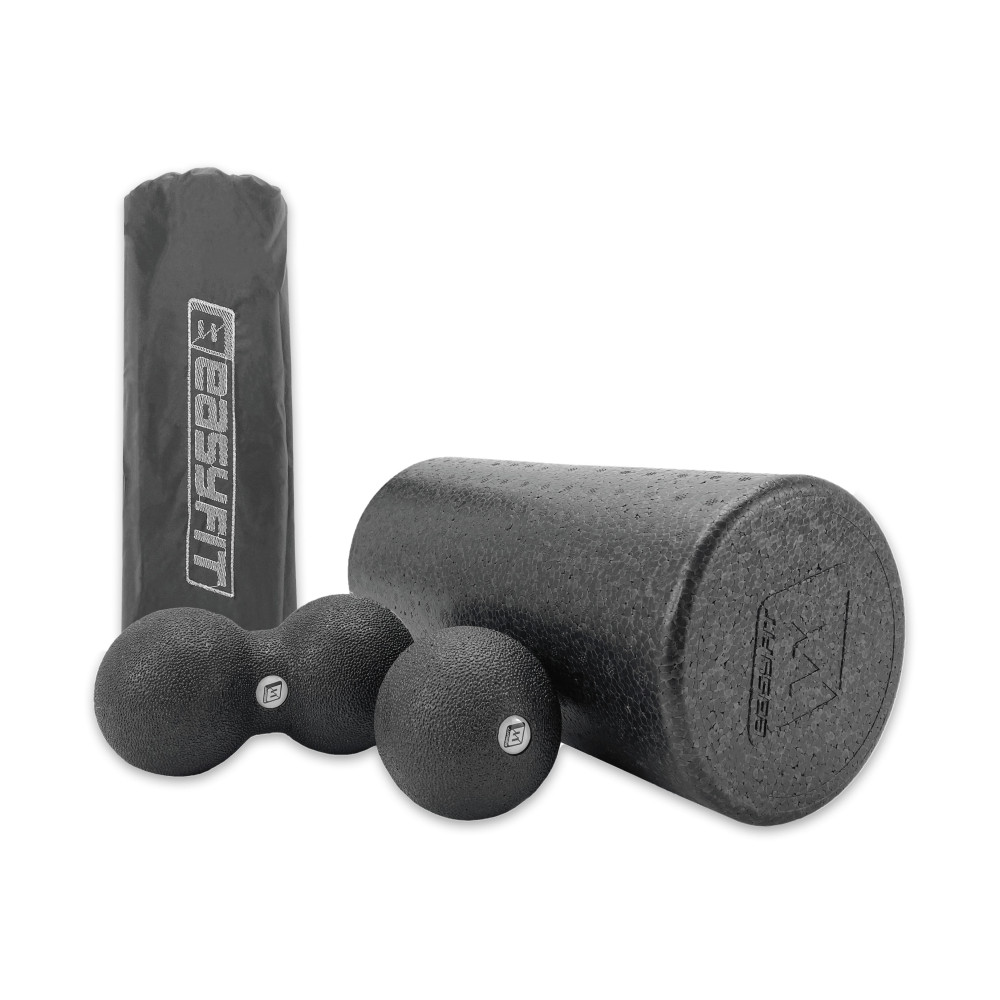 Набор для массажа EasyFit MioSet-L (2 мячика+ролик) Набор для массажа EasyFit MioSet-L (2 мячика+ролик)
