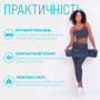Килимок для йоги та фітнесу EasyFit TPE+TC 6 мм двошаровий синій-блакитний
