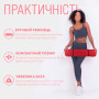 Килимок для йоги та фітнесу EasyFit TPE+TC 6 мм двошаровий червоний-чорний Килимок для йоги та фітнесу EasyFit TPE+TC 6 мм двошаровий червоний-чорний