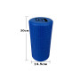 Массажный ролик EasyFit Foam Roller 30 см синий