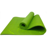 Коврик для йоги и фитнеса EasyFit PER Premium Mat 8 мм Салатовый