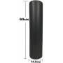 Массажный ролик EasyFit Foam Roller 60 см Черный