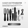 Электрическая пемза для пяток EasyFit с набором 10 предметов, 3 насадки