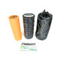 Масажний ролик EasyFit PRO Active 33 см подвійний