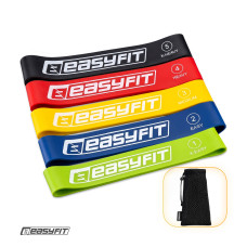 Резинки для фитнеса EasyFit (5 шт)