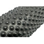 Массажный ролик EasyFit Grid Roller Light 33 см Черный
