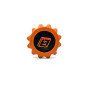 Масажний ролик EasyFit Solid Roller v.1.2s 33х13 см помаранчевий