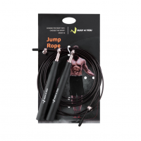 Cкакалка ULTRA SPEED CABLE ROPE 3 Чорна