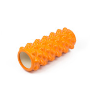 Массажный ролик EasyFit Grid Roller - Extreme 33 см Оранжевый