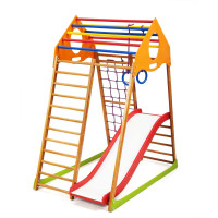 Дитячий спортивний комплекс для дому SportBaby KindWood Plus 1