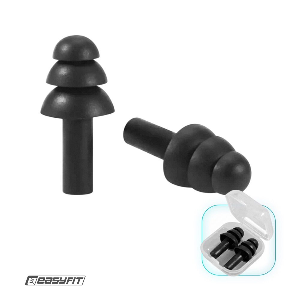 Беруши силиконовые многоразовые EasyFit черные Беруши силиконовые многоразовые EasyFit черные