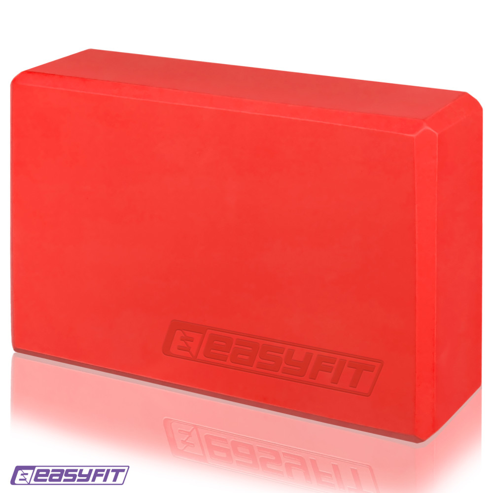 Блок для йоги EasyFit EVA Красный Блок для йоги EasyFit EVA Красный