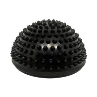 Півсфера масажна кіндербол EasyFit 16 см м’яка чорна