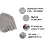 Татамі мат EasyFit 8 шт (30х30х1 см) хвіст ластівки сірий