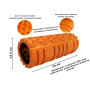 Массажный ролик EasyFit Solid Roller v.1.1s 33 см оранжевый Массажный ролик EasyFit Solid Roller v.1.1s 33 см оранжевый